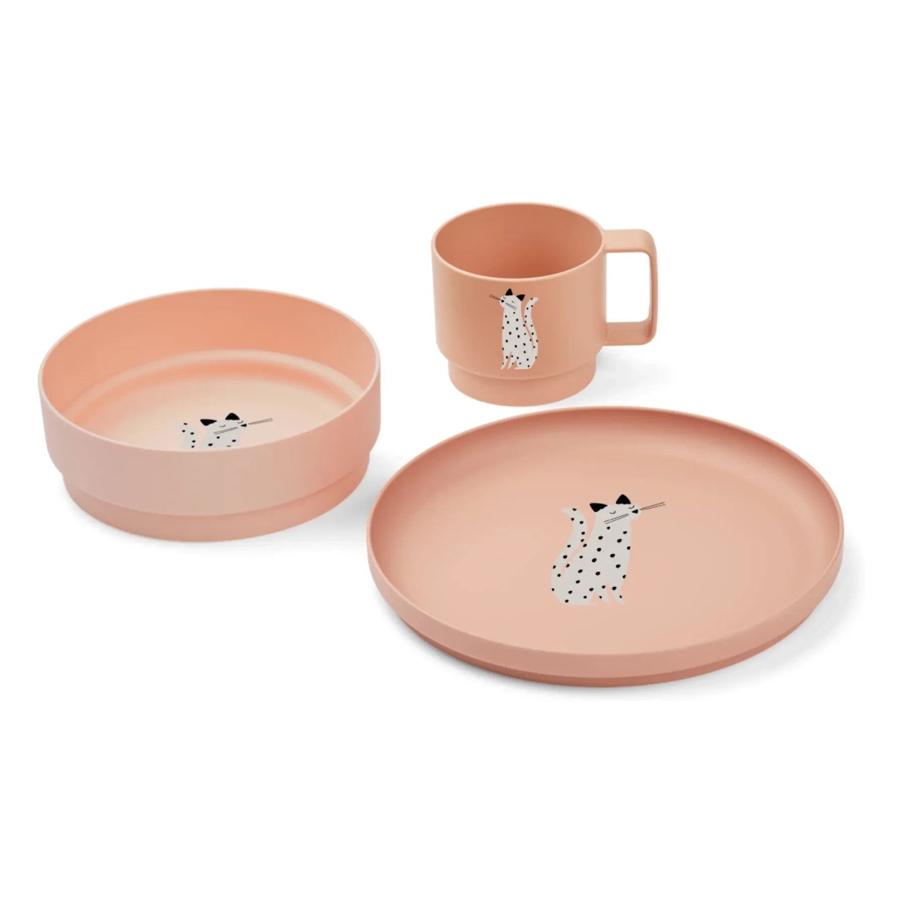 Liewood – Geschirrset Archi | Cat/Tuscan Rose