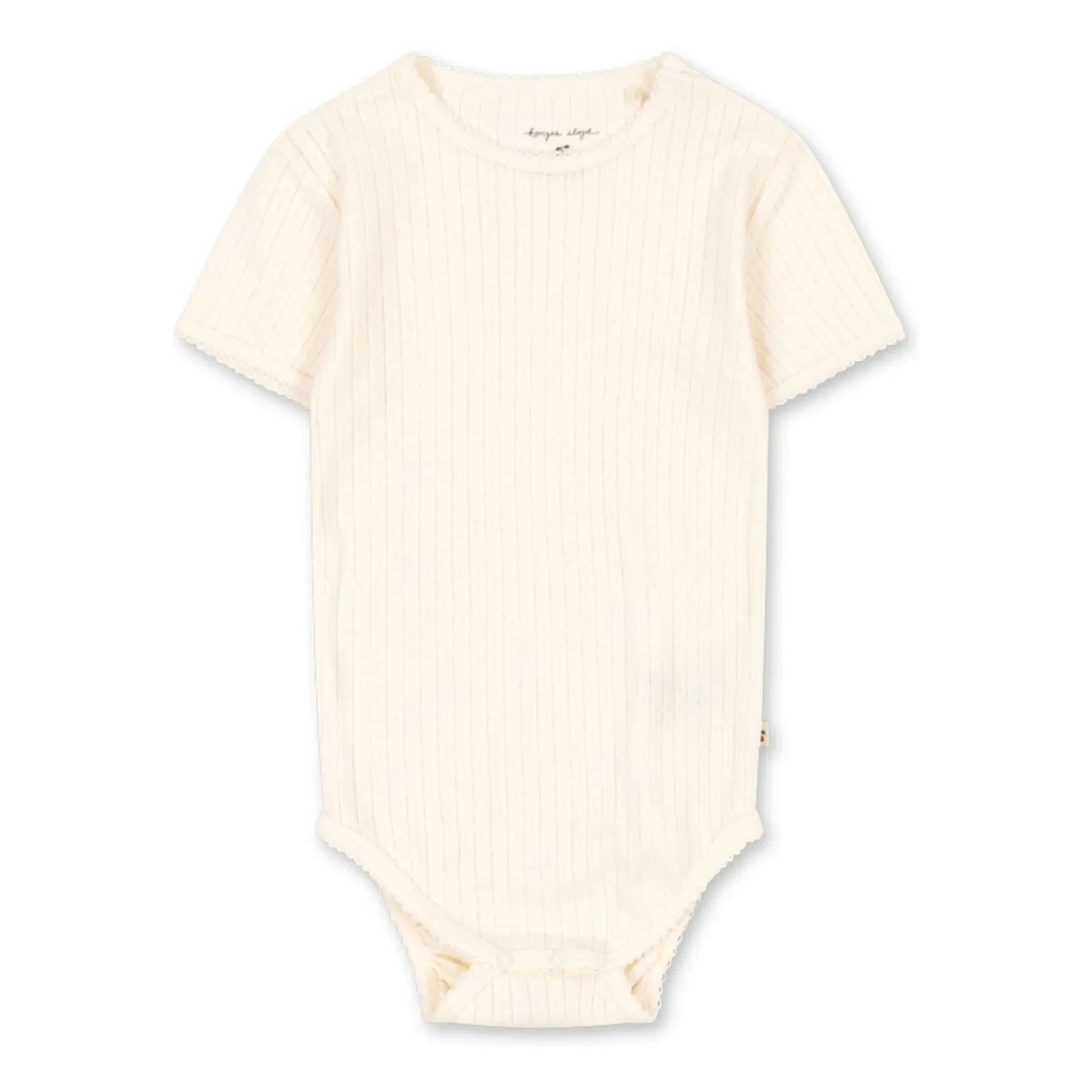 Konges Sløjd - Minnie Body Cherry Bio-Baumwolle | Ecru