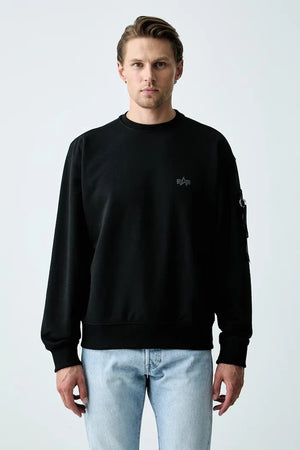 Alpha Industries Pamuklu Erkek Sweatshirt DTM Mid