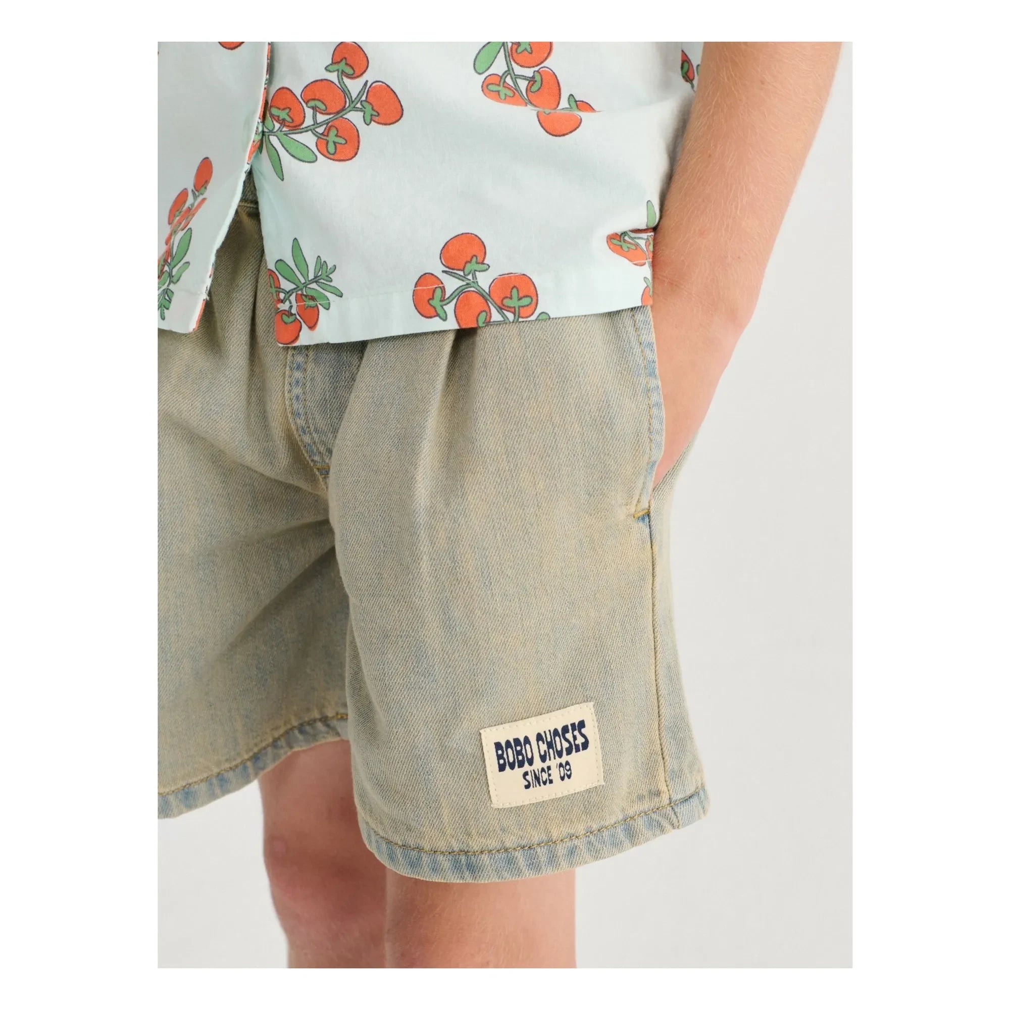 Bobo Choses - Verwaschene Bobo Choses Denim Shorts | Blau