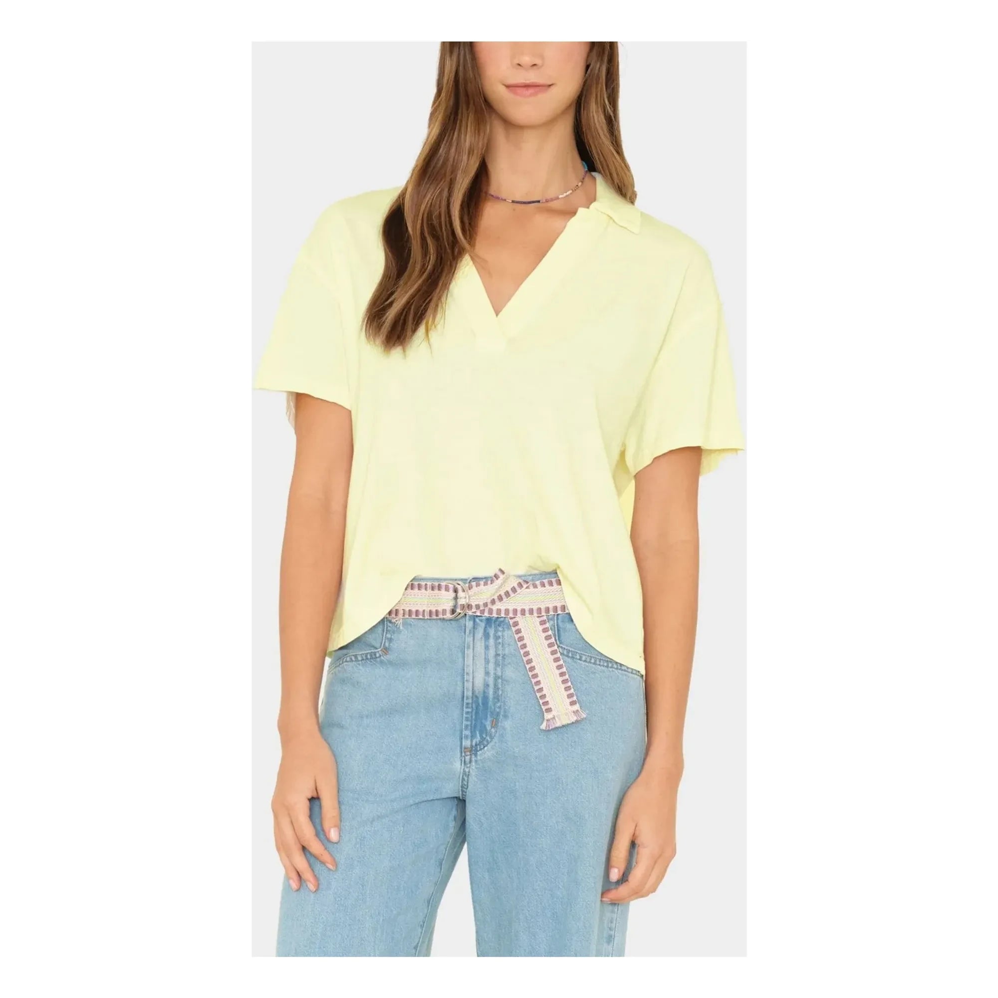 Xirena – Spencer Baumwoll-T-Shirt | Sand