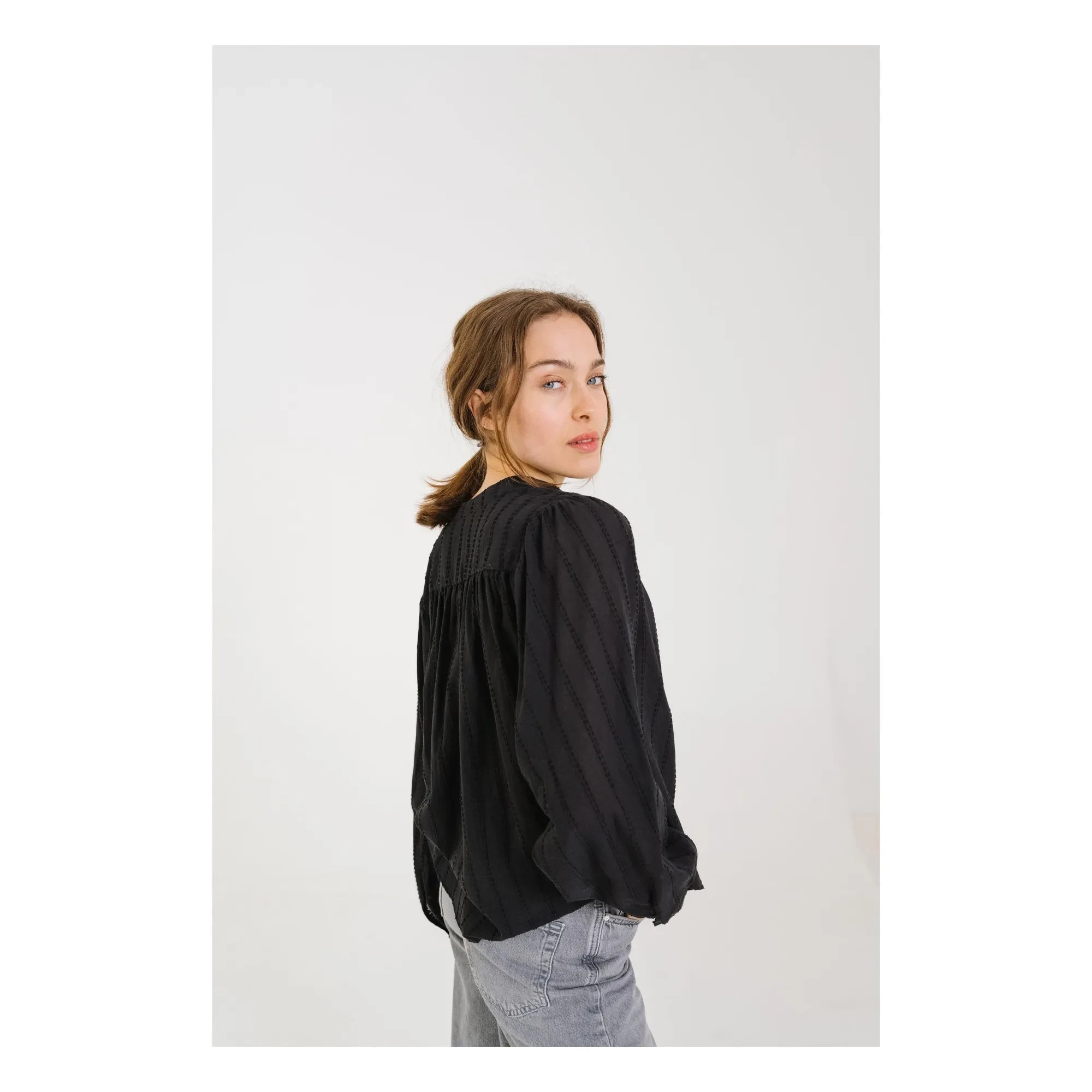 Sacrécoeur - Gladis Barry Bluse | Schwarz