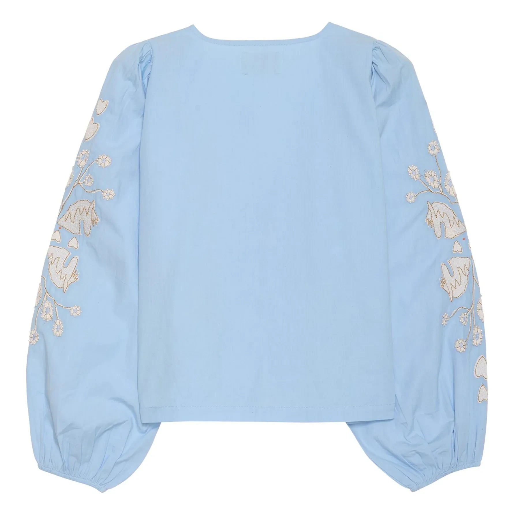 SISSEL EDELBO - Maggan Bio-Baumwollbluse | Blau