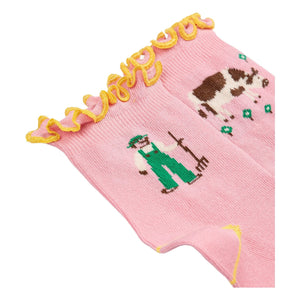 Bobo Choses - Bio-Baumwoll-Socken mit Rüschen | Rosa