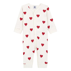 Petit Bateau - Mixo Bio-Baumwolle Pyjama | Weiß