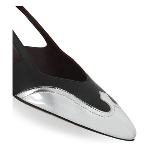 Socque Paris – Patti High Heels aus Leder | Schwarz