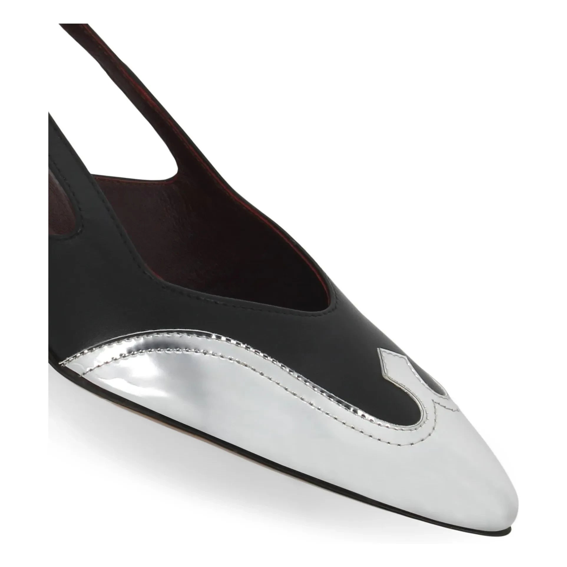 Socque Paris – Patti High Heels aus Leder | Schwarz