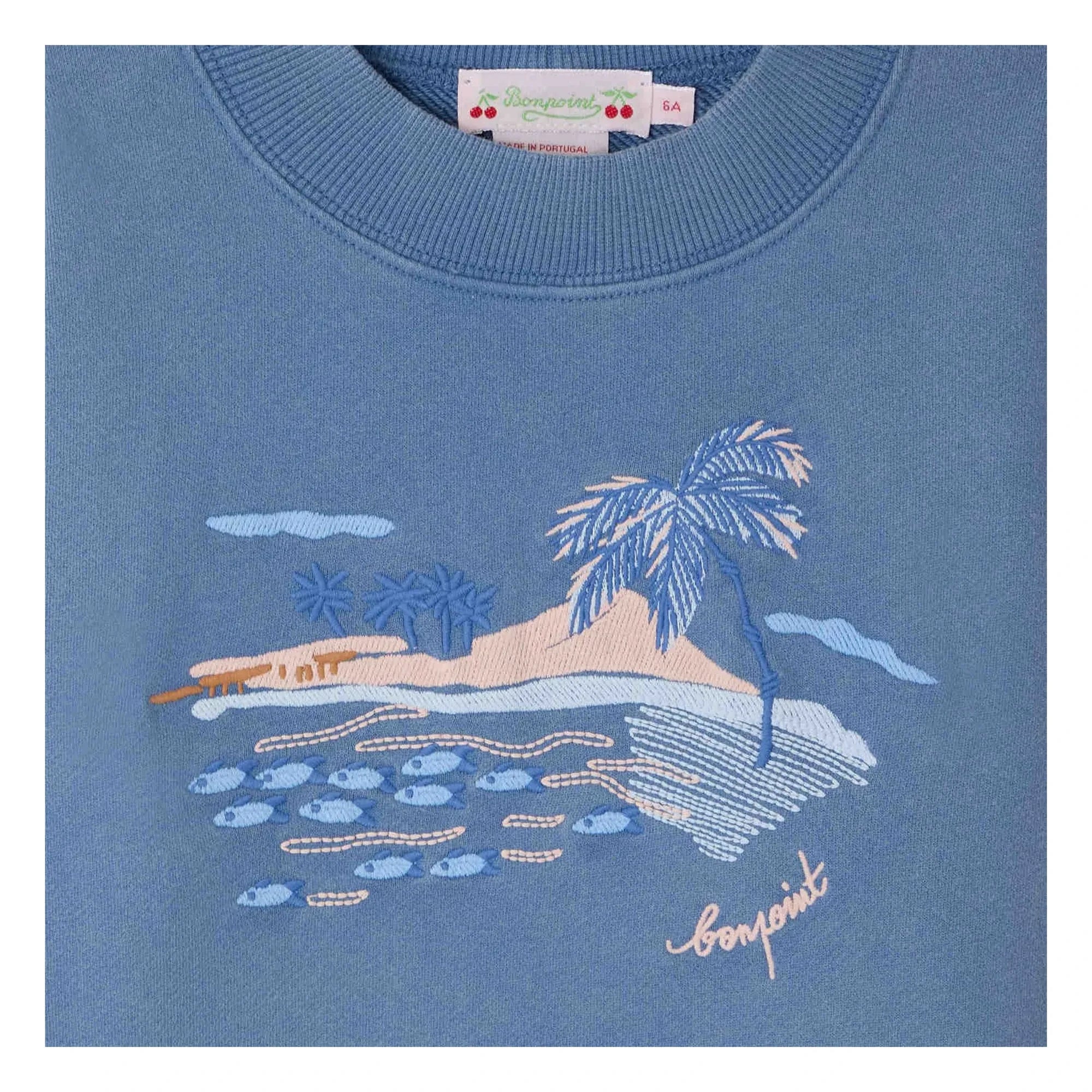 Bonpoint - Lika Sweatshirt | Azurblau