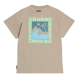 Tumble N'Dry – Solomon Islands Oversize T-Shirt aus recycelter Baumwolle | Sandbraun