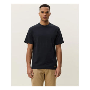 Les Deux - Plant T-Shirt | Blau Schwarz