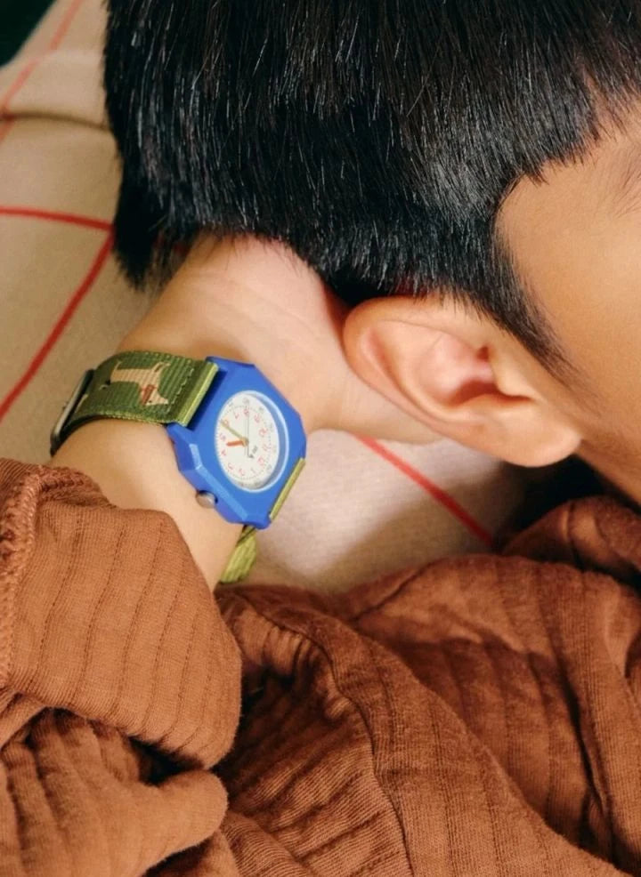 Mini Kyomo - Teckels Uhr - Mini Kyomo x Taxi Brousse | Haki