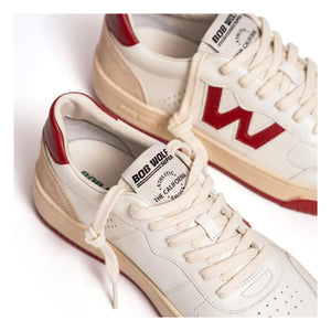 Bob Wolf - Legacy Leder- und Wildleder-Sneakers | Rot