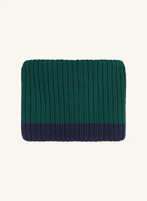 Petit Bateau - Zweifarbiger Choker aus Bio-Baumwolle | Grün