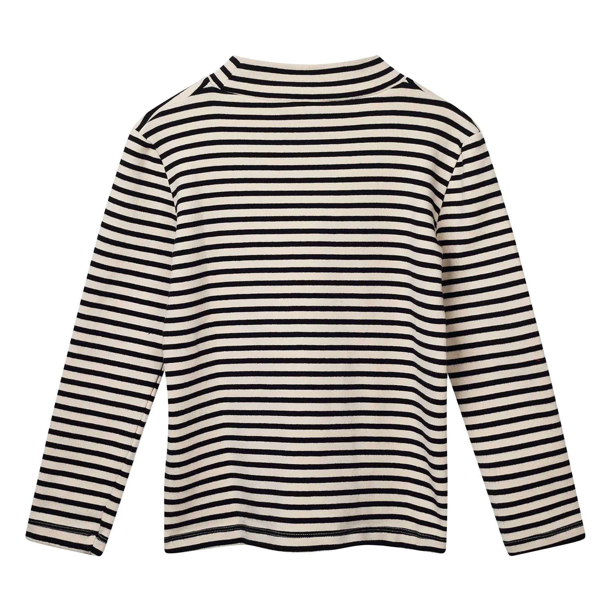 Wynken - Gestreifter Lento Pullover | Ecru