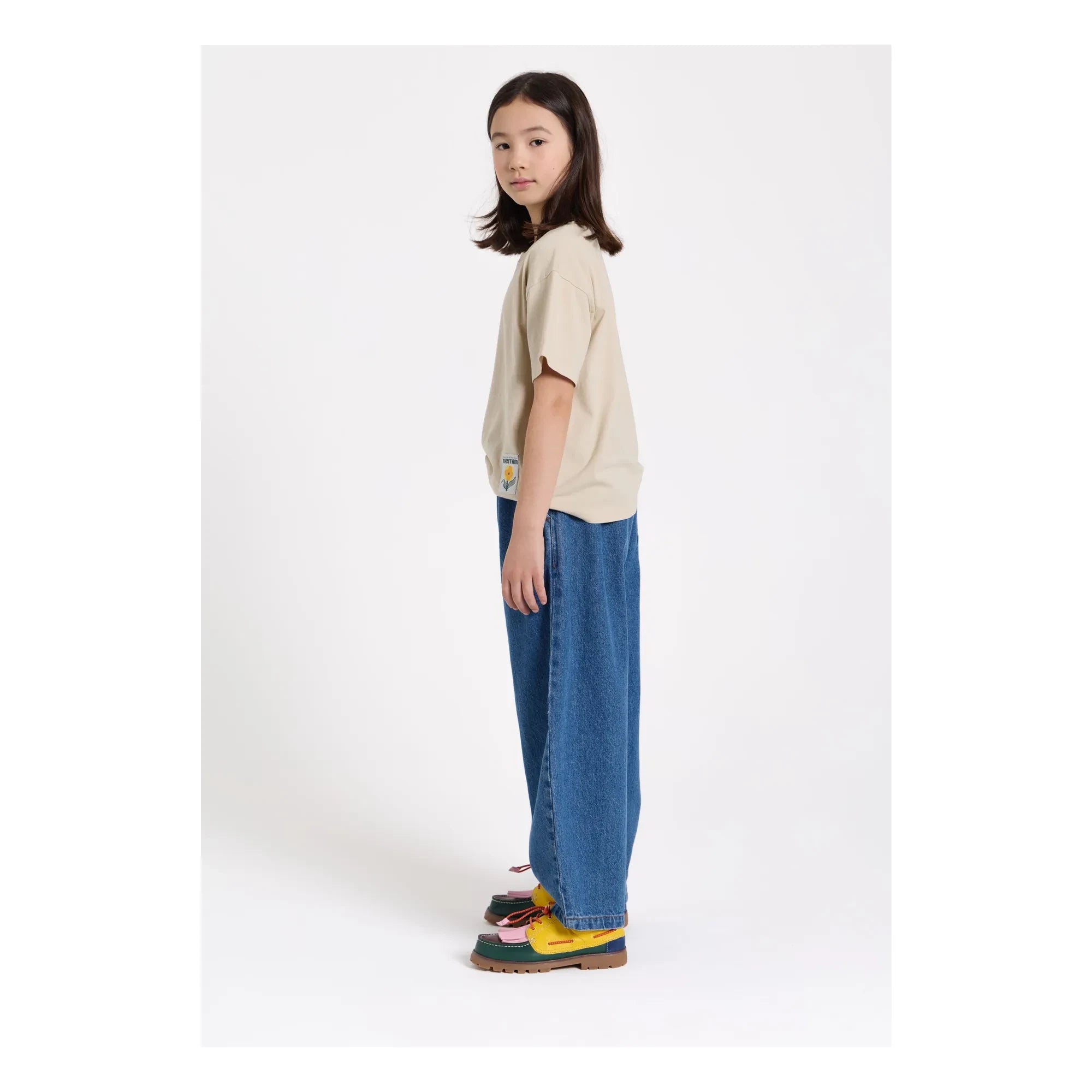 Hundred Pieces - Luna Bio-Baumwoll-T-Shirt | Beige