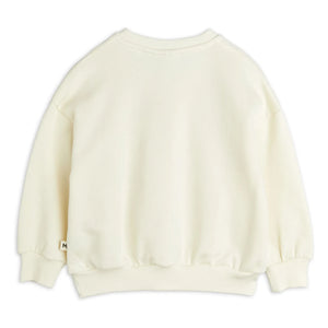 Mini Rodini - City Hall Bio-Baumwoll-Sweatshirt | Ecru
