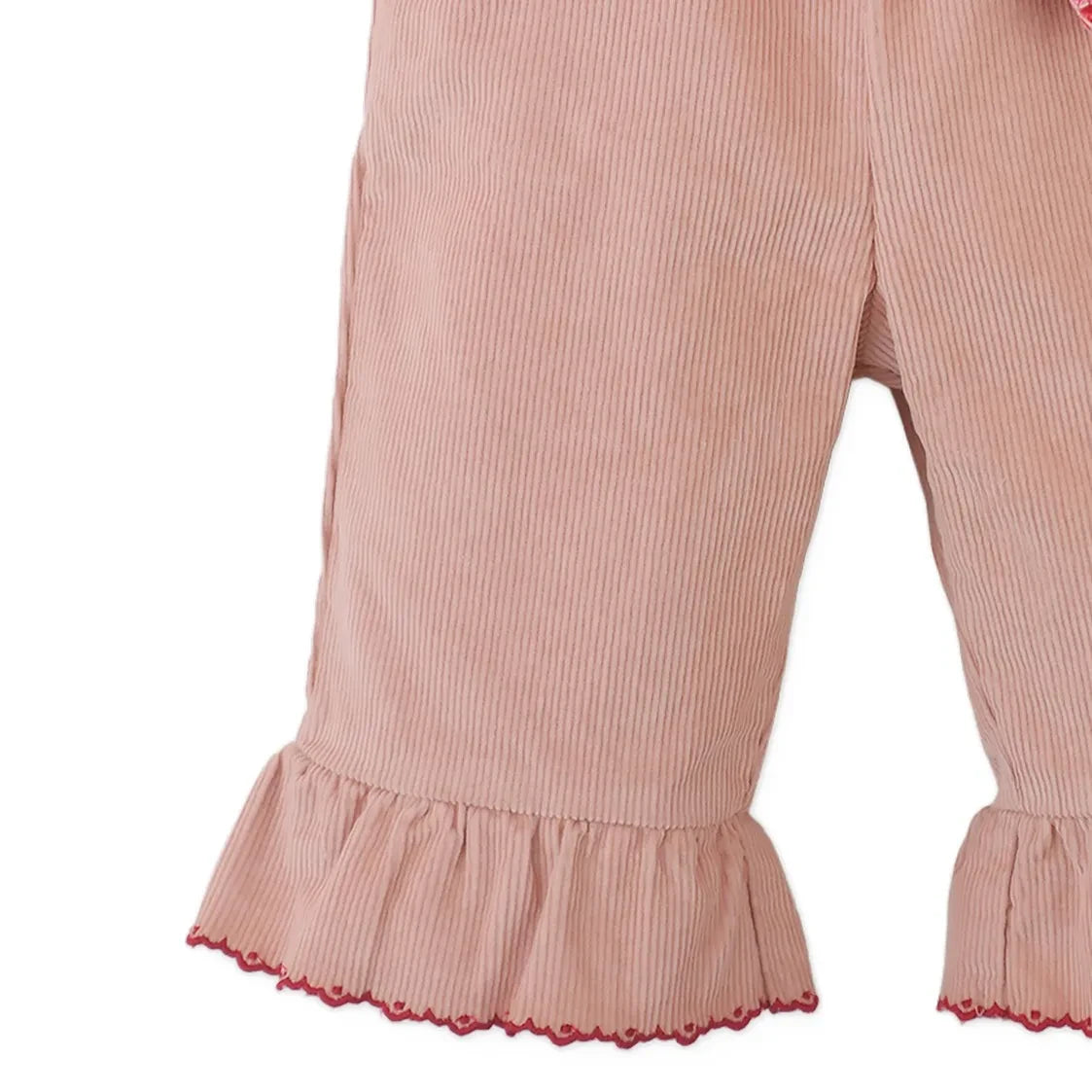 Gingersnaps - Bessie Fitilli İspanyol Paça Pantolon | Pembe