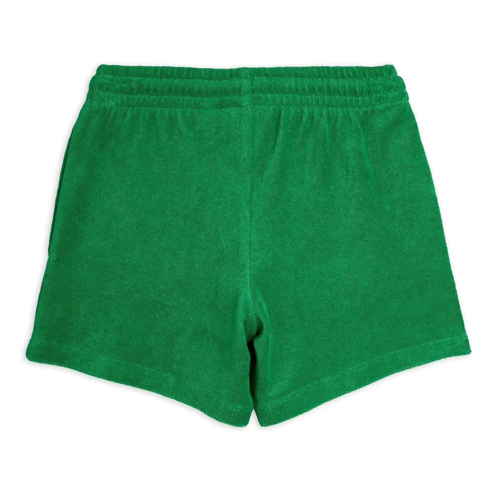 Mini Rodini - Bio-Baumwollfrottee Ping Pong Shorts | Grün