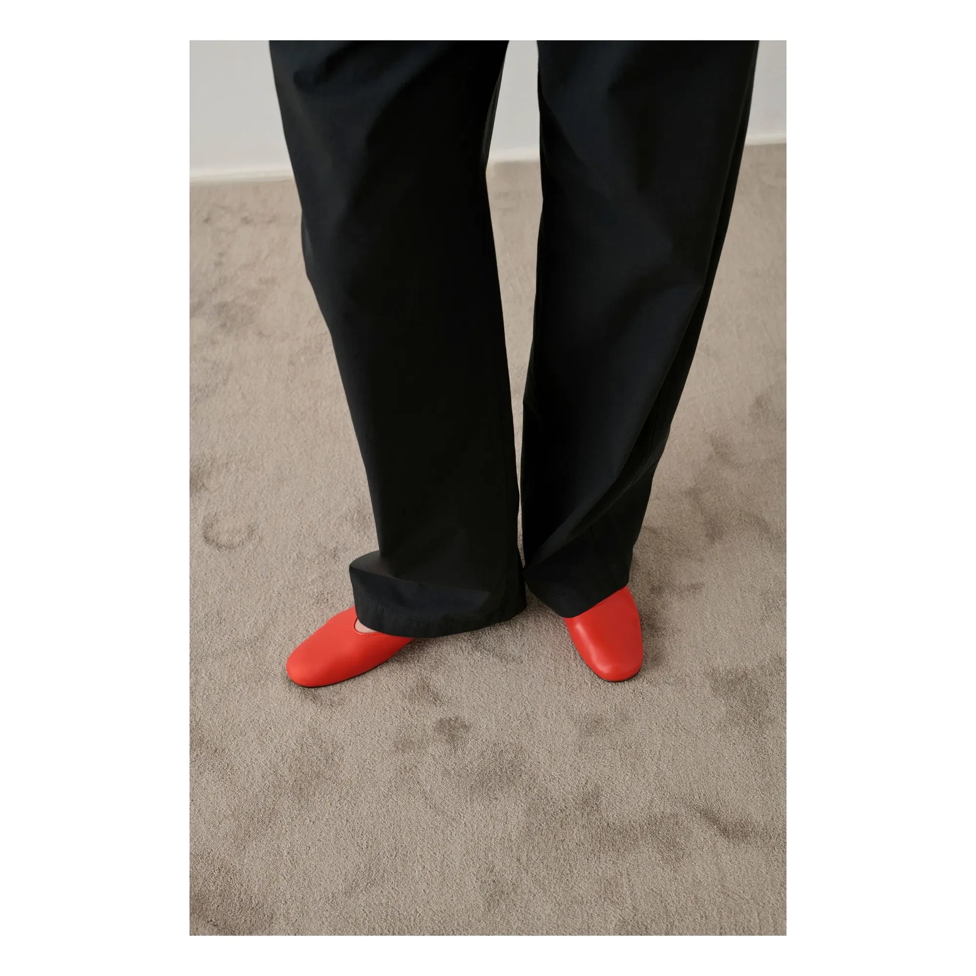 Soeur – Emmett Leder Ballerinas | Rot