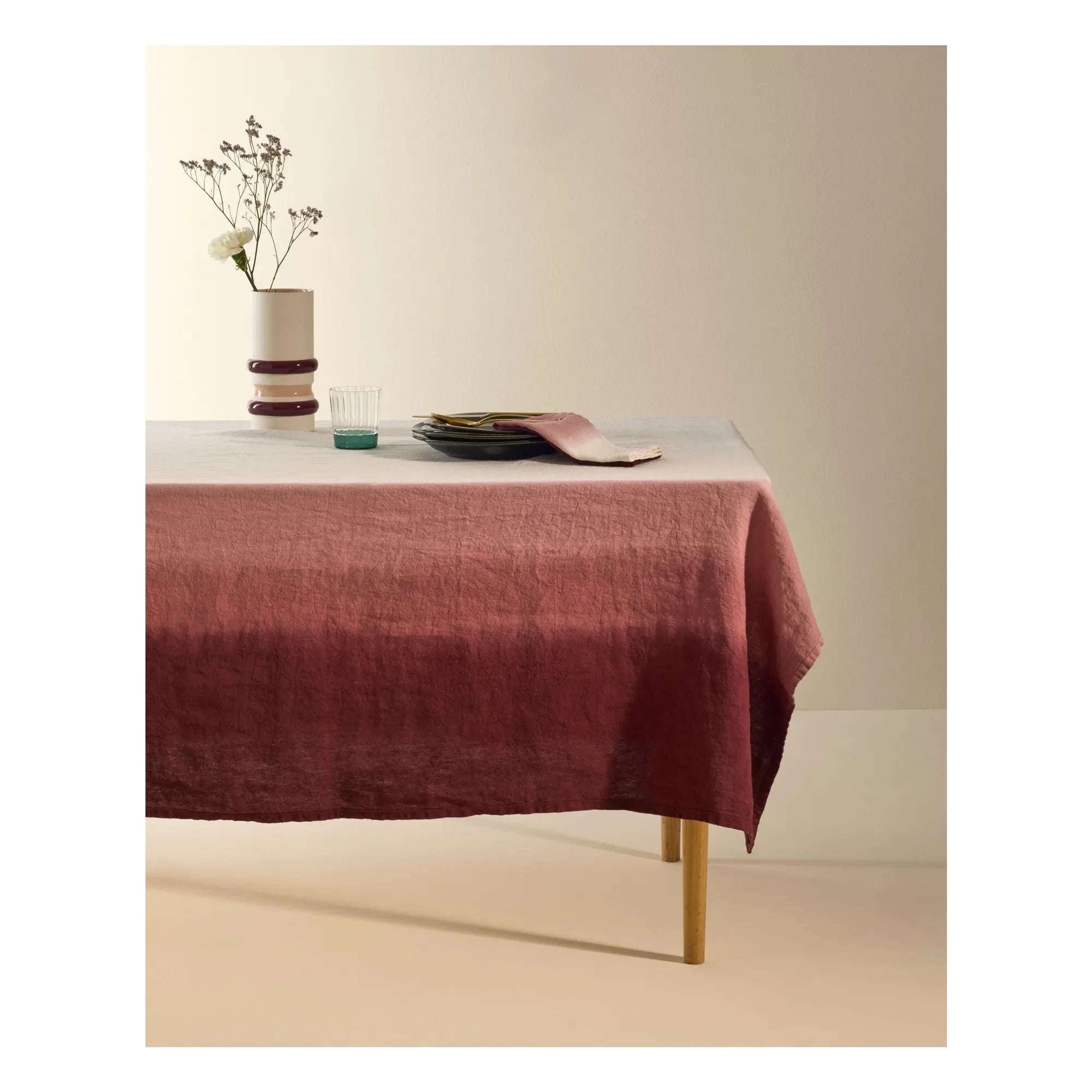 Maison Sarah Lavoine - Dip Dye Vorhang | Karmenrot