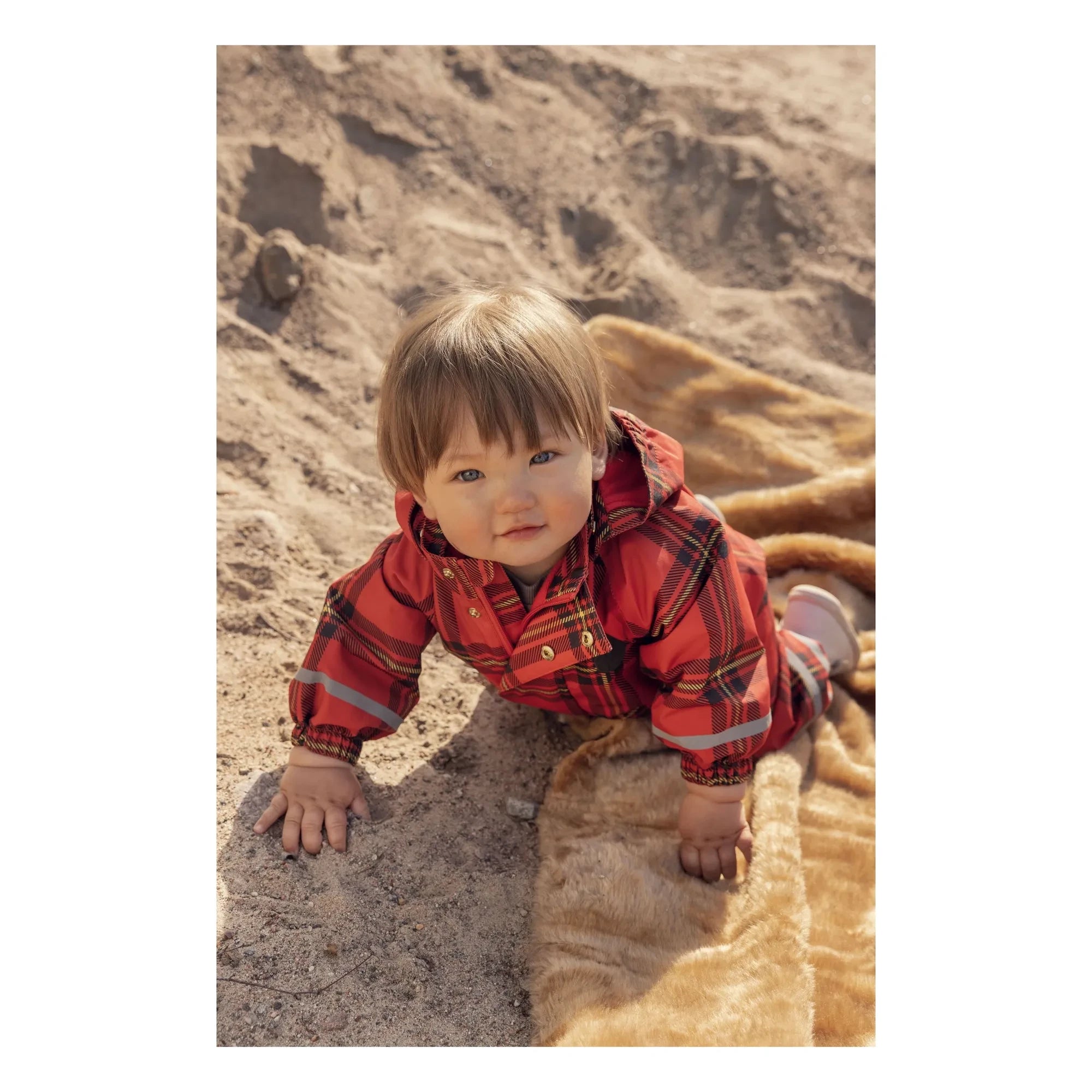 Mini Rodini - Roter Gingham-Overall