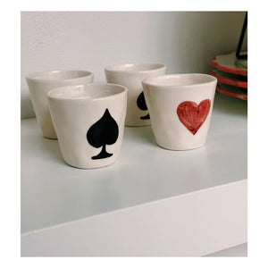 Anna + Nina - Ace of Spades espresso fincanı | Siyah