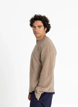 Smallable Man - Mozart Merino Wollpullover | Taupe Braun
