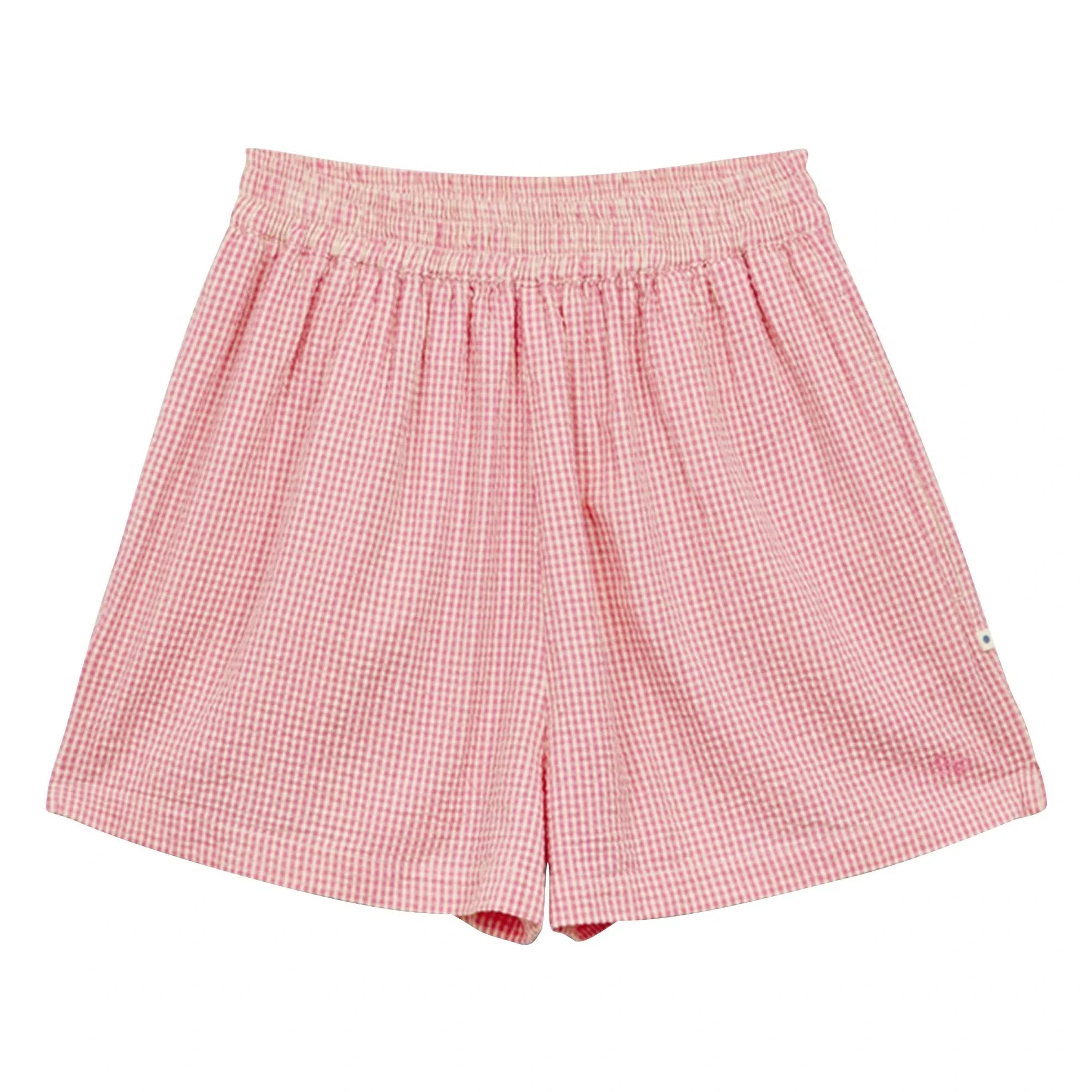 a.p - Karierte Shorts aus Baumwolle | Rosa