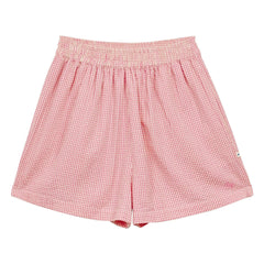 a.p - Karierte Shorts aus Baumwolle | Rosa