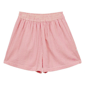 a.p - Karierte Shorts aus Baumwolle | Rosa