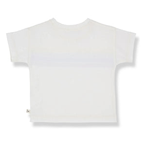 1+ in the family - Alayor Gestreiftes T-Shirt | Weiß