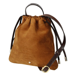 herbert frère soeur - Tasche Le Lerie Nubukleder | Camel