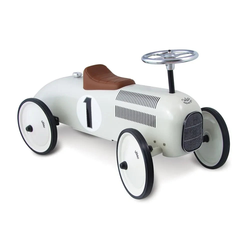 Vilac - Schiebewagen Metallic lackiert | Ecru