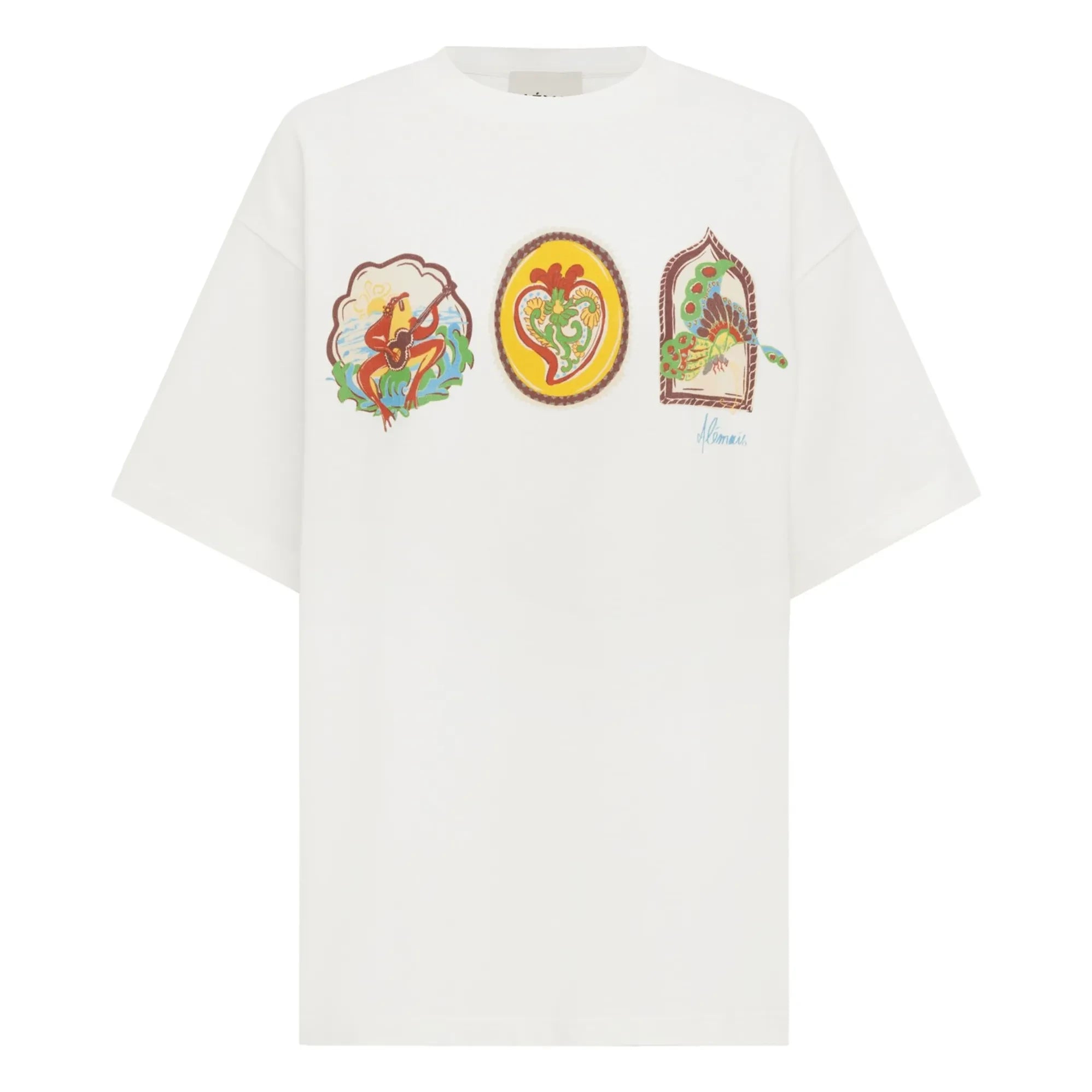 Alémais - Emilio organik pamuklu T-shirt | Krem