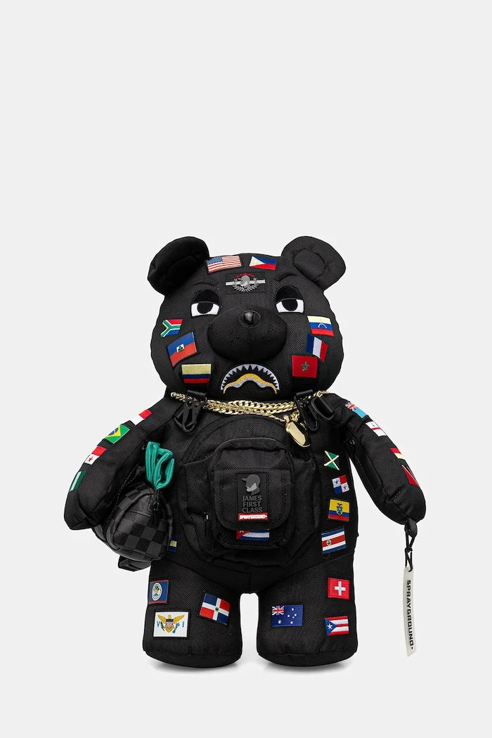Sprayground - Siyah Küçük Boy Desenli Sırt Çantası 910B7742NSZ