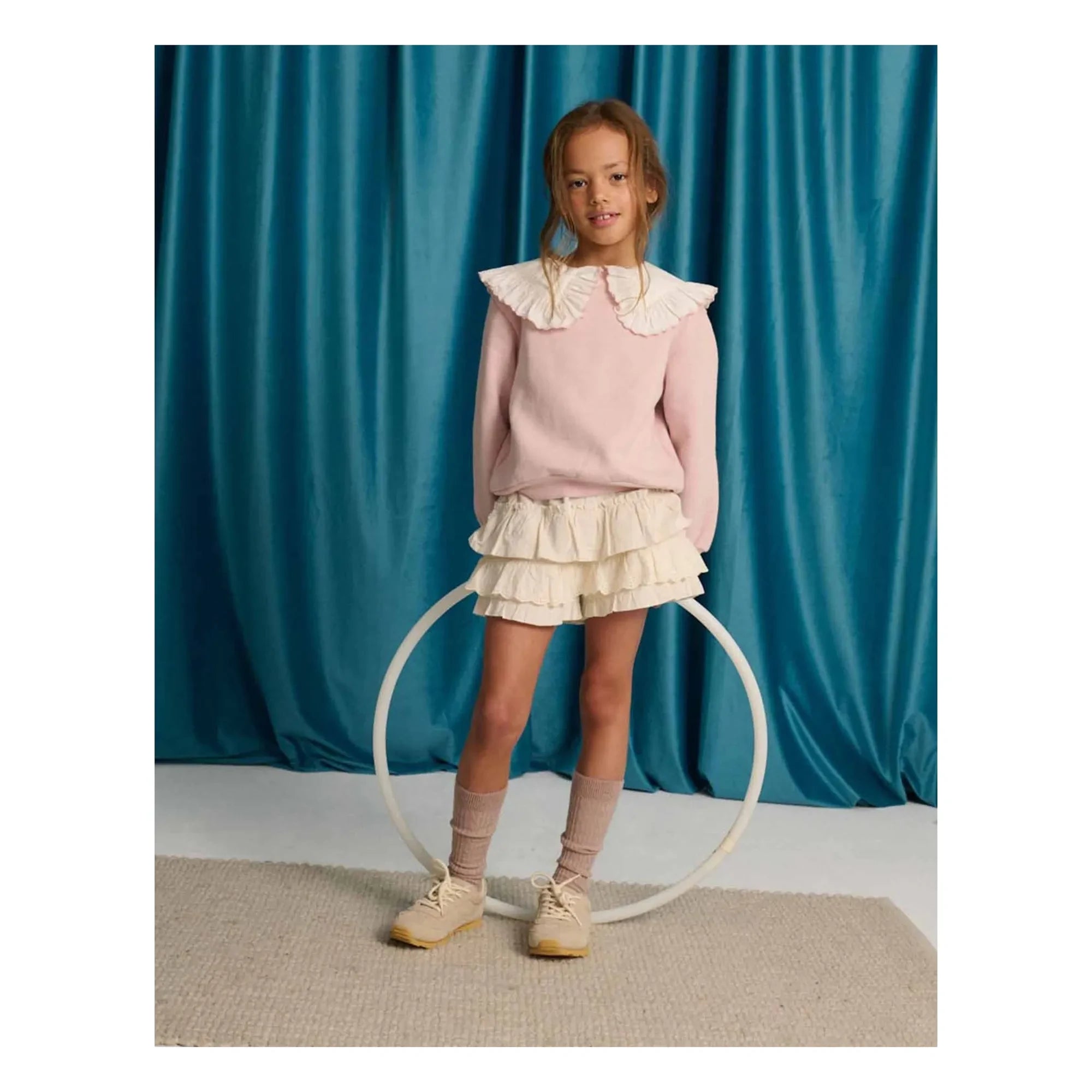 Gingersnaps - Benedicta çıkarılabilir yakalı sweatshirt | Pembe