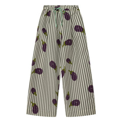 Dr Bloom - Beso Gestreifte Hose | Khaki