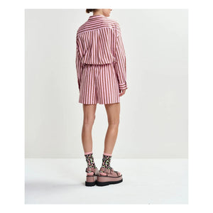 Essentiel Antwerp - Gestreifte Shorts „Jeeuw“ | Rosa