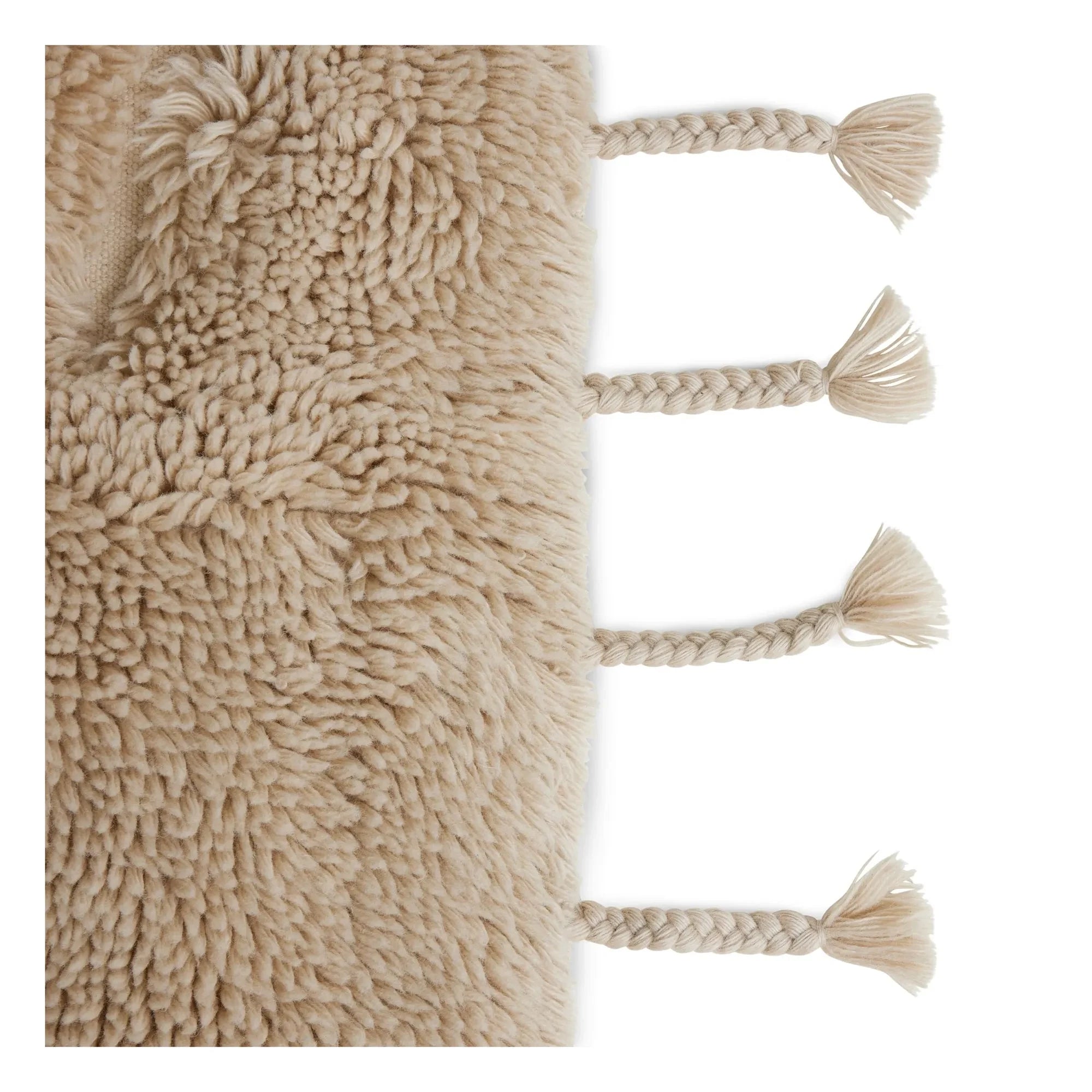 HKliving - Unendlicher Wollteppich | Creme