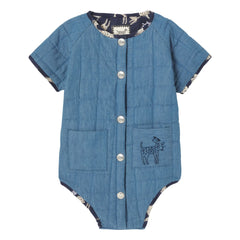 Apaches - Dadi Chambray Overall | Blau