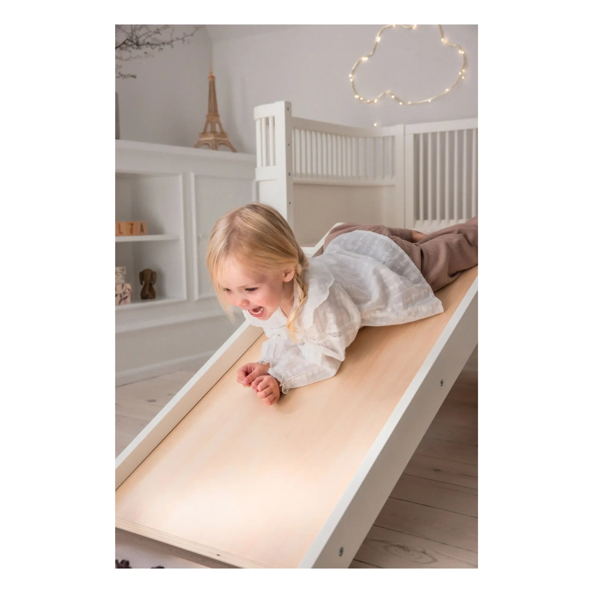 Sebra – 2-in-1 Bettrutsche | Weiß