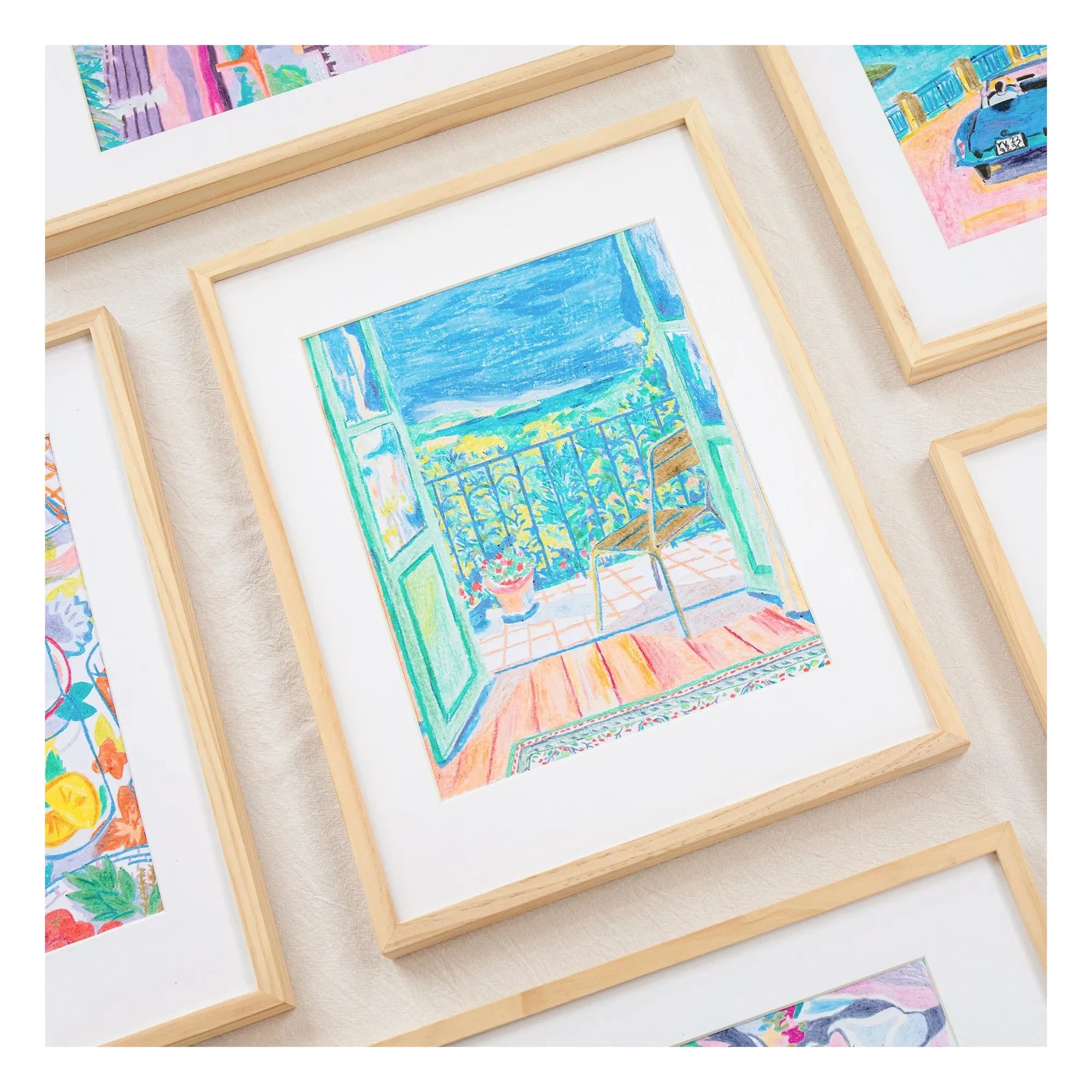 La Petite Épicerie - Pastell-Set nach Zahlen - La Mer pour Horizon