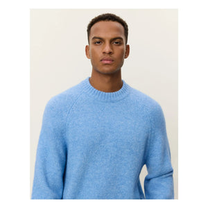 Les Deux - Gilbert Rundhals-Strickpullover | Blau