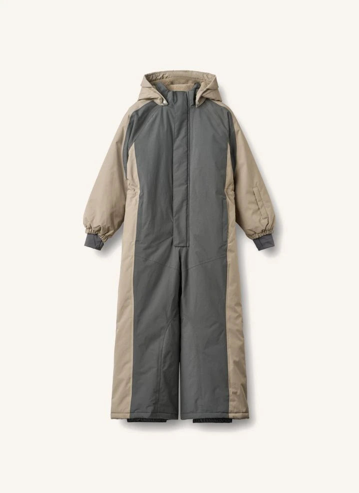 Wheat - Melte Skioveralls aus recycelten Fasern | Grau