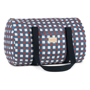 Nobodinoz - Hyde Park Mosaik Wochenendtasche | Blau