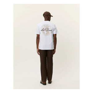 Les Deux - Ben Globe Bio-Baumwoll-T-Shirt | Weiß