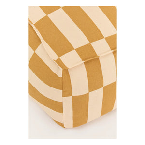 Nobodinoz - Vibes Tiles langer Pouf | Gelb