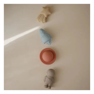 Mushie - Espace Badespielzeug - 4er Set
