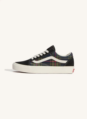 Vans - Old Skool Karomuster Schnürsportsschuh | Schwarz