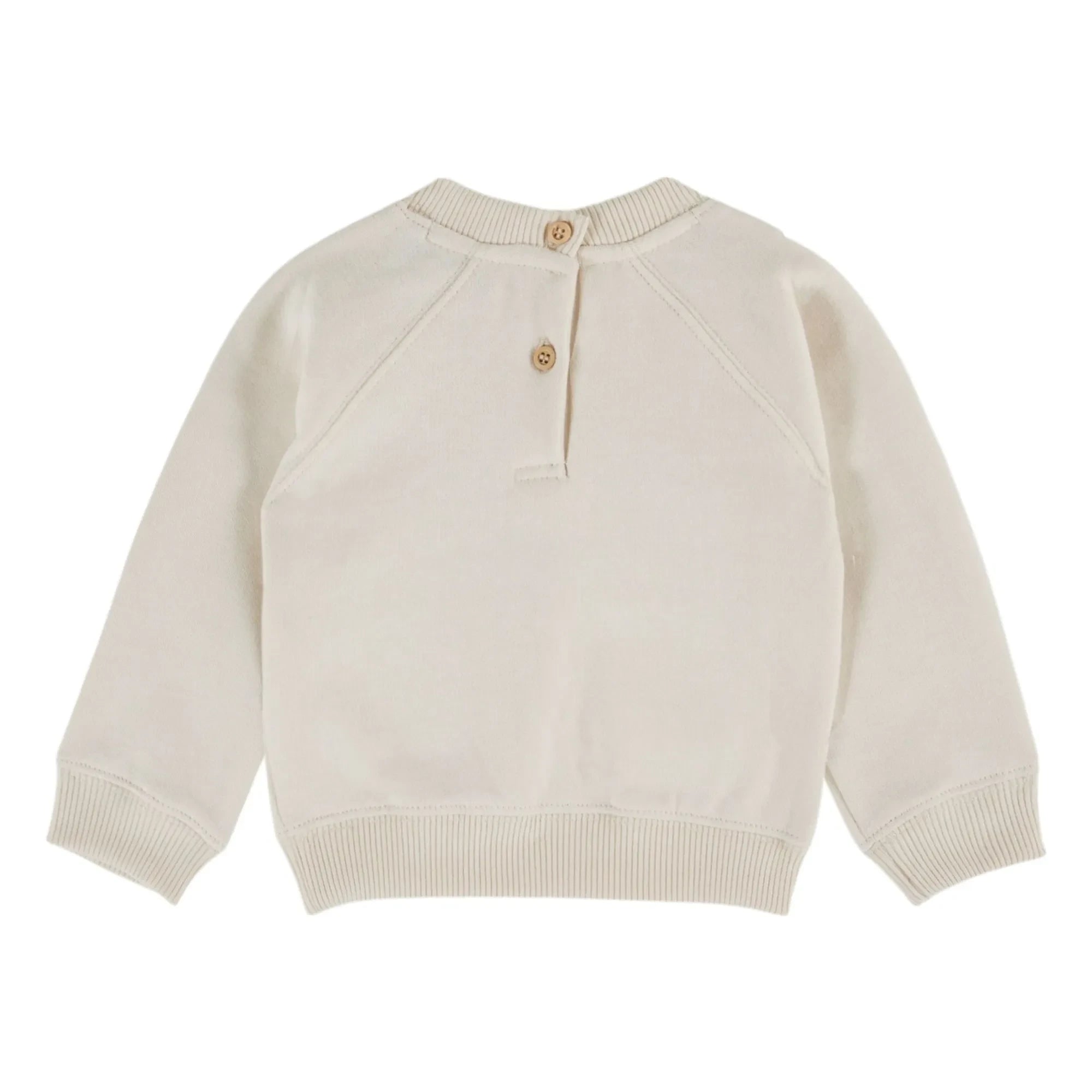 Emile et Ida - Pomme d'Amour Sweatshirt Bio-Baumwolle | Creme